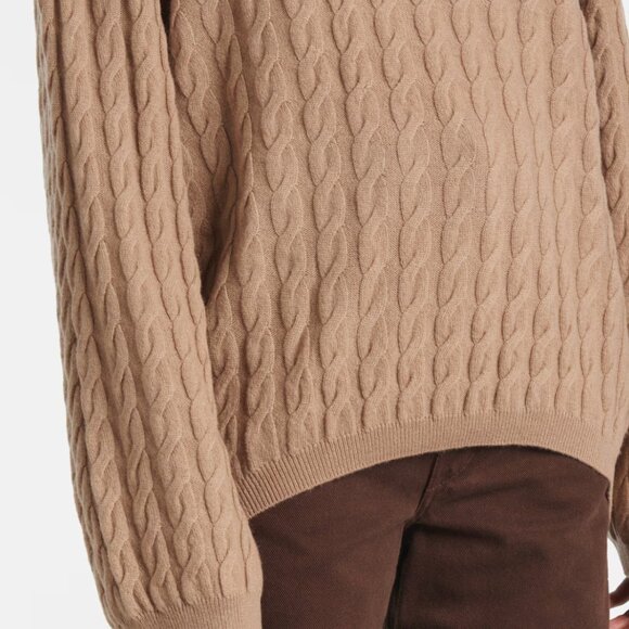 Jardin des Orangers Cable-knit wool and cashmere sweater - Picture 6 of 9